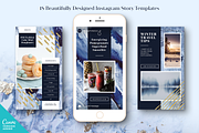 INDIGO Instagram Story Templates, a Social Media Template by Vintage To Vectors (Thumbnail 7 of 9)