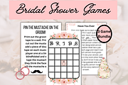 Bridal Shower Games Printable PNG, a Stationery Template by Pixels N Bows (Thumbnail 2 of 3)