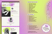 COSMO Squarespace Website Template, a Squarespace Template by PEARLER (Thumbnail 3 of 11)