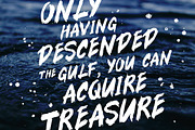 Sungai Brush Typeface, a Font by chekart (Thumbnail 3 of 6)
