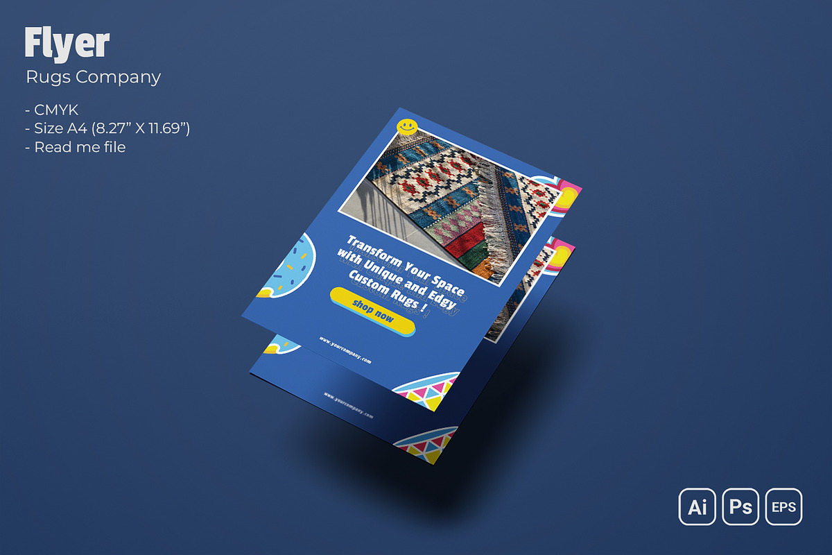 Rugs Company Flyer, a Flyer Template by Fannan Studio (Photo 2 of 3)