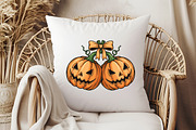 Coquette Halloween Pumpkin Png, an Illustration by Libby Wishes (Thumbnail 6 of 6)