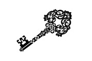 Ornamental Vintage Key SVG Bundle, an Illustration by Gaye Art (Thumbnail 4 of 31)