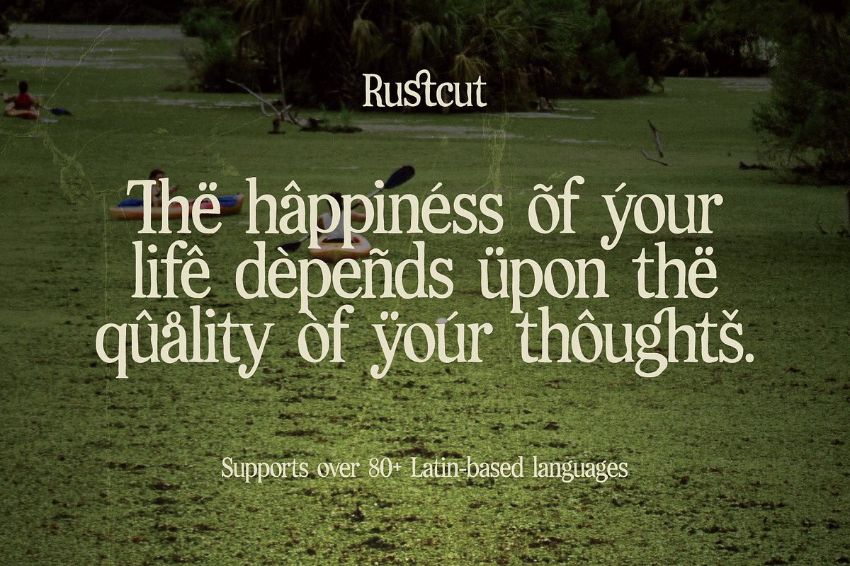 Rustcut - Serif Font, a Serif Font by Lettermine (Photo 10 of 10)