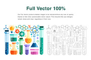 Chemistry Lab Elements Illustration, an Education Illustration by KAZ by IanMikraz Studio (Thumbnail 2 of 3)