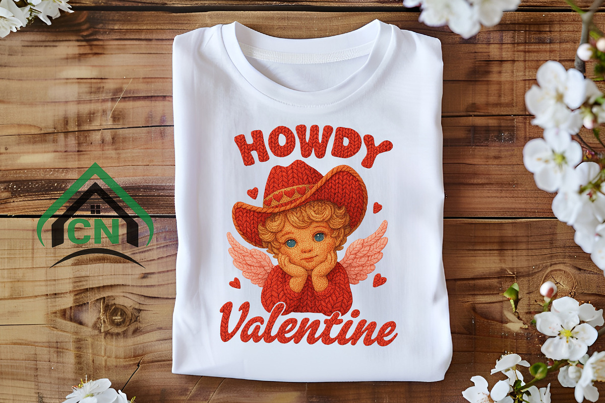 Yarn Howdy Valentine Cowboy Cupid, an Illustration by Craft Nest (Photo 6 of 6)