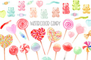 Watercolor candy. Valentine's Day, an Animal Illustration by Slastick (Thumbnail 1 of 7)
