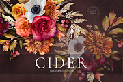 Autumn Cider Floral Clip Art, an Object Graphic by Eclectic Anthology (Thumbnail 1 of 13)