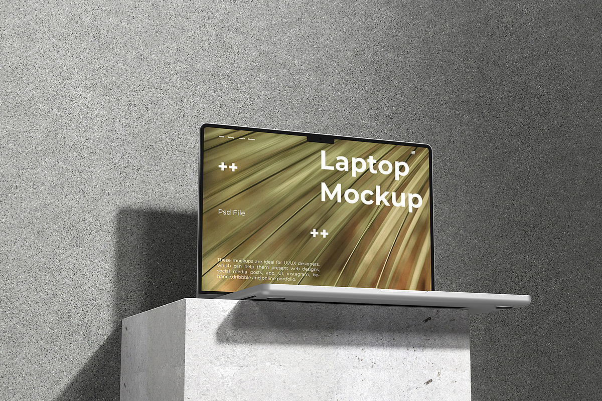 MacBook Pro 14 Mockup, a Mac Mockup by Graphicbars (Photo 10 of 13)