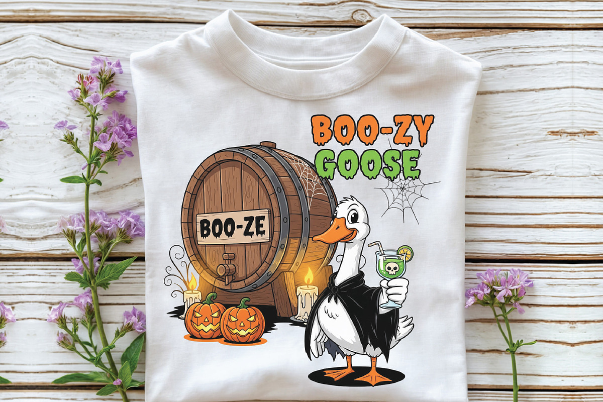 Funny Halloween Goose Sublimation, an Illustration by CraftArtStudio (Photo 3 of 4)