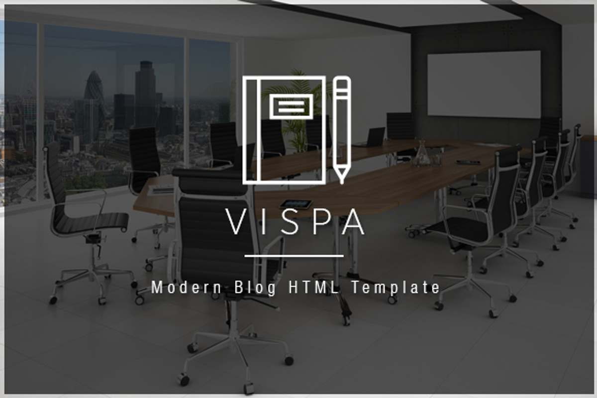 Vispa - Modern Blog HTML Template, a Websites & App Template by FlyTemplates.com (Photo 1 of 8)