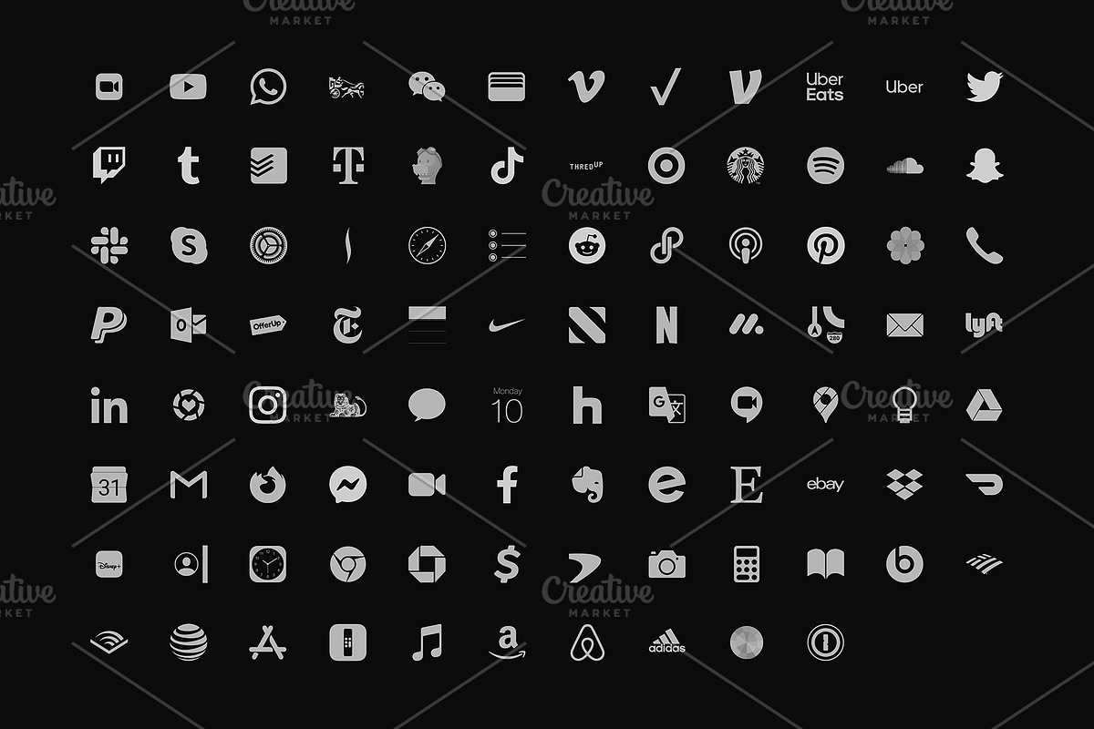 Kaitlin - 350+ iOS App Icon Set, an Icon by Mother Creative (Photo 2 of 7)