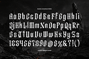Dork Neytal | Black Metal Font, a Blackletter Font by Denustudios (Thumbnail 11 of 12)