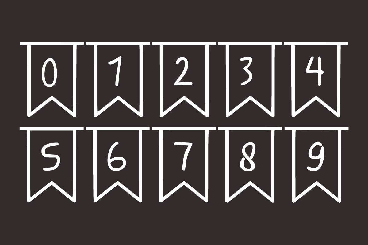 Happy Banner, a Symbol Font by Fourteen Letter (Photo 5 of 6)