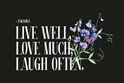 Malken Elegant Ligature Serif Font, a Serif Font by Graphicxell (Thumbnail 5 of 6)