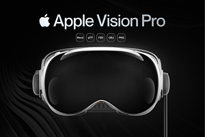 Apple 3D Vision Pro, an Object 3D Model by Illustraly Design