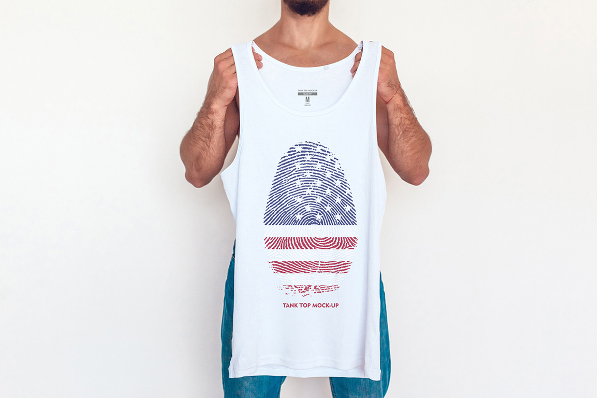 Tank-Top Mock-Up, a Shirt Mockup by Freeman Studio (Photo 7 of 9)