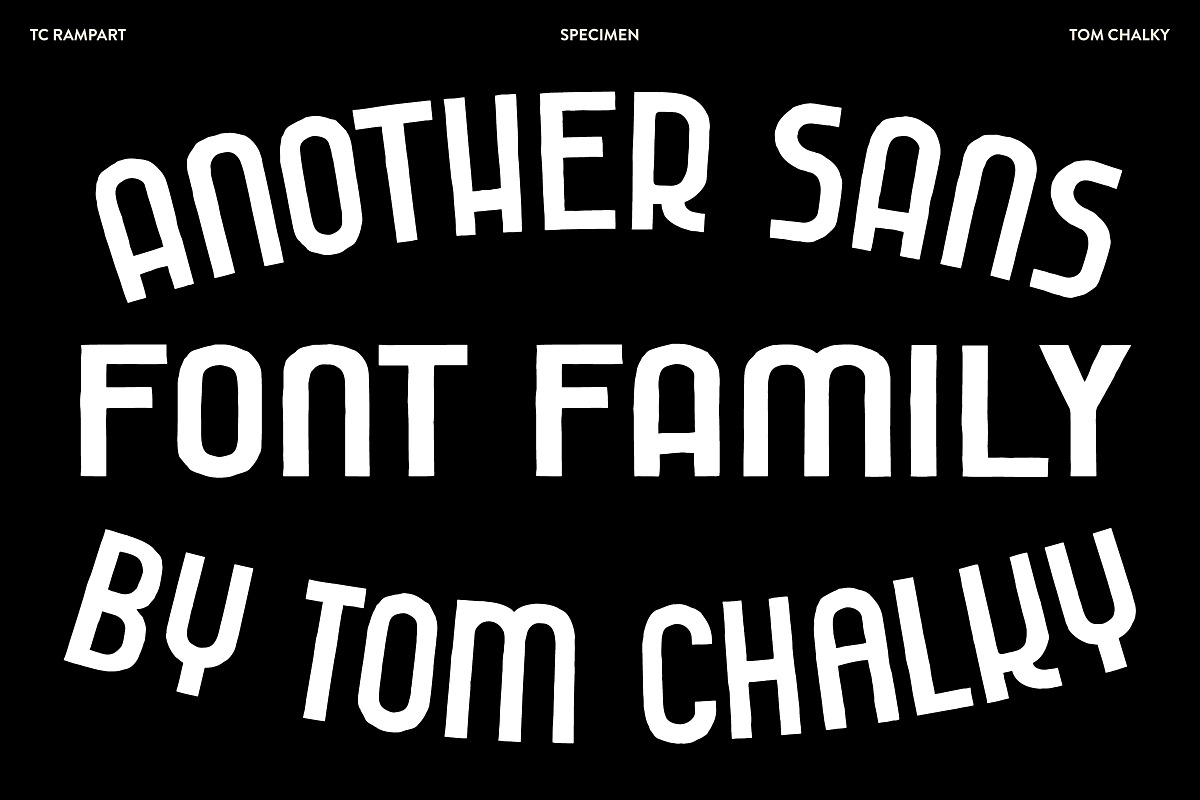 RAMPART - Vintage Sans Serif Font, a Sans Serif Font by Tom Chalky (Photo 10 of 11)