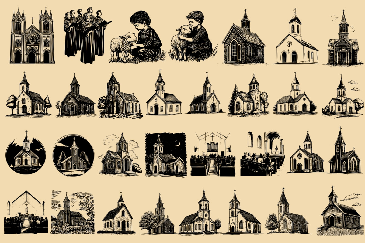 300 Religion and Faith illustrations, an Object Illustration by Nocturnal Wolf (Photo 8 of 18)