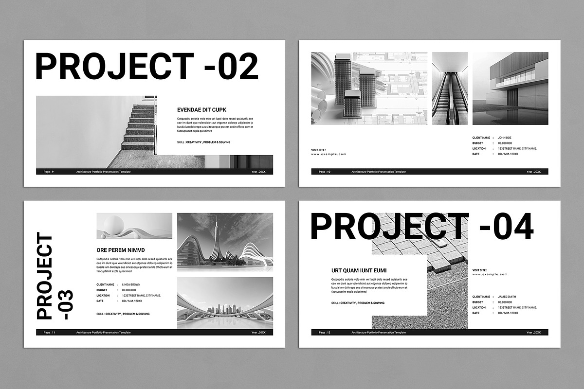 Architecture Portfolio Presentation, a Presentation Template by E-Type (Photo 4 of 5)