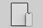 iPad Mockup with Phone, an iPad Mockup by graphypix (Thumbnail 4 of 4)