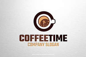 Coffee Time Logo Template