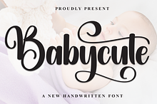 Babycute | Script Font