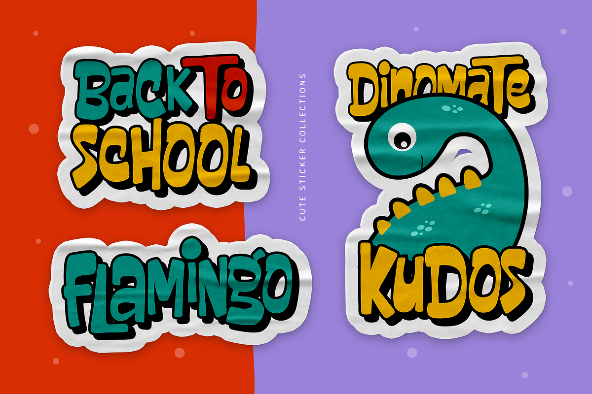 Claping Ballon - Playful Display, a Font by Namara Creative Studio (Photo 8 of 11)