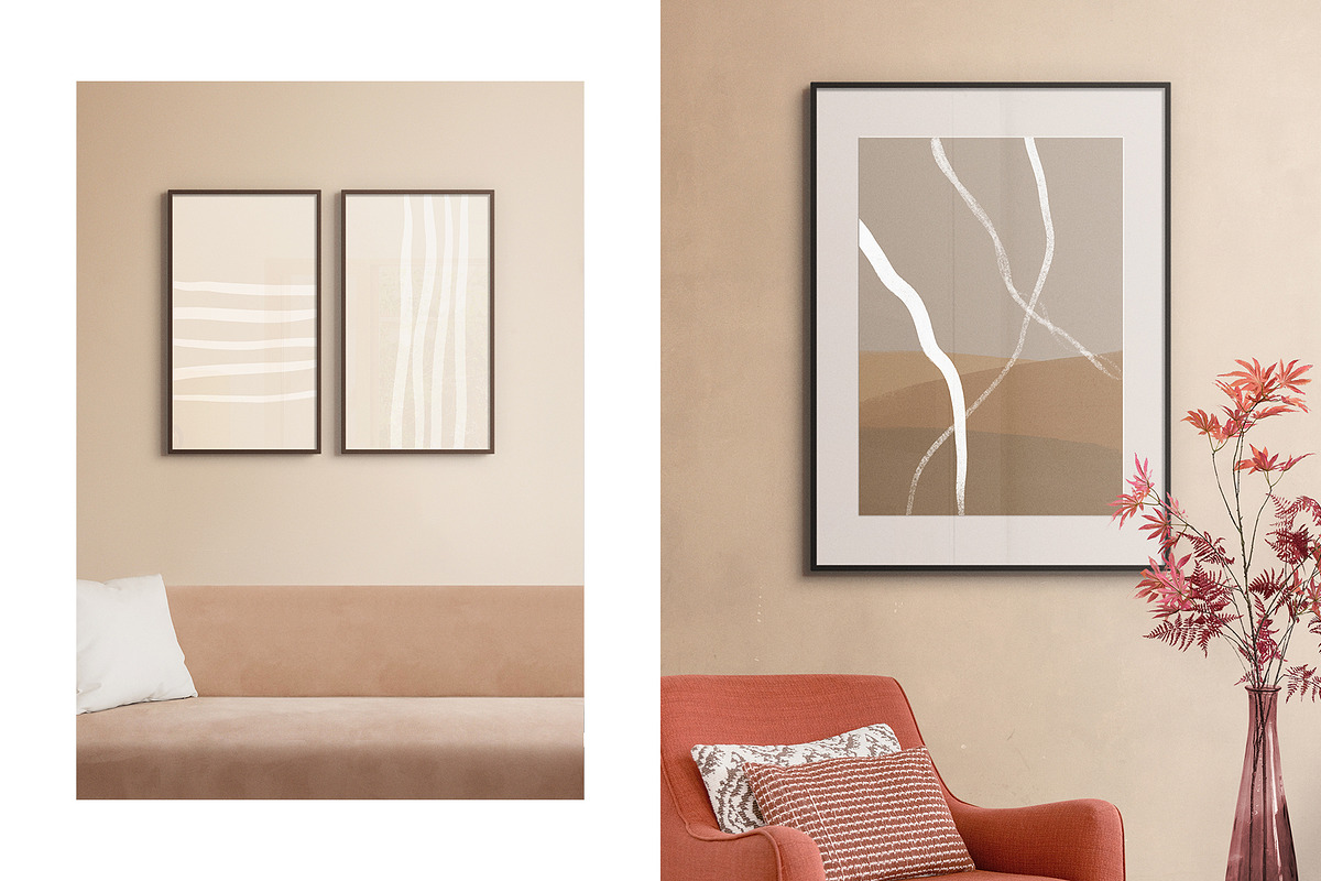 Trendy Frame Mockup Template Bundle, a Product Mockup by FoundImages (Photo 8 of 25)