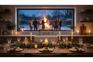 Firelit Dinner, a Food & Drink Photo by CREATIVEDEF