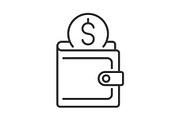 Coin line icon vector set, an Outline Icon by ElineDesign (Thumbnail 3 of 3)