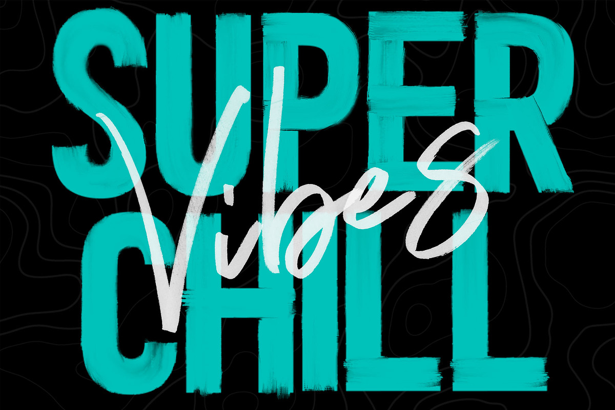 Halden - Hand Brushed SVG Font Duo preview 6