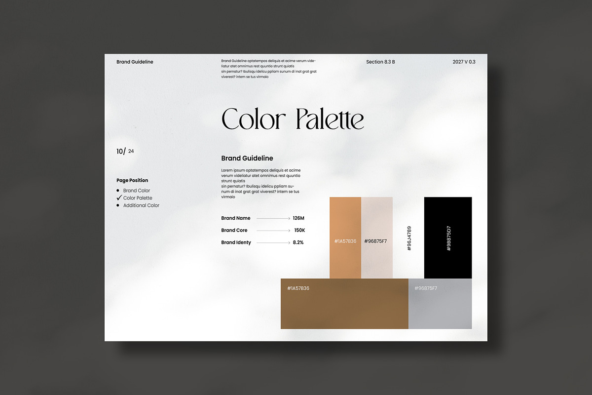 Hola | Brand Guidelines, a Brochure Template by UpSolution (Photo 6 of 9)