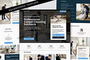 Carpet Cleaning Squarespace Template, a Squarespace Template by Template Twist Shop (Thumbnail 1 of 9)