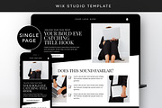 Minimal Wix Sales Page Template, a Wix Template by Template Twist Shop (Thumbnail 1 of 10)