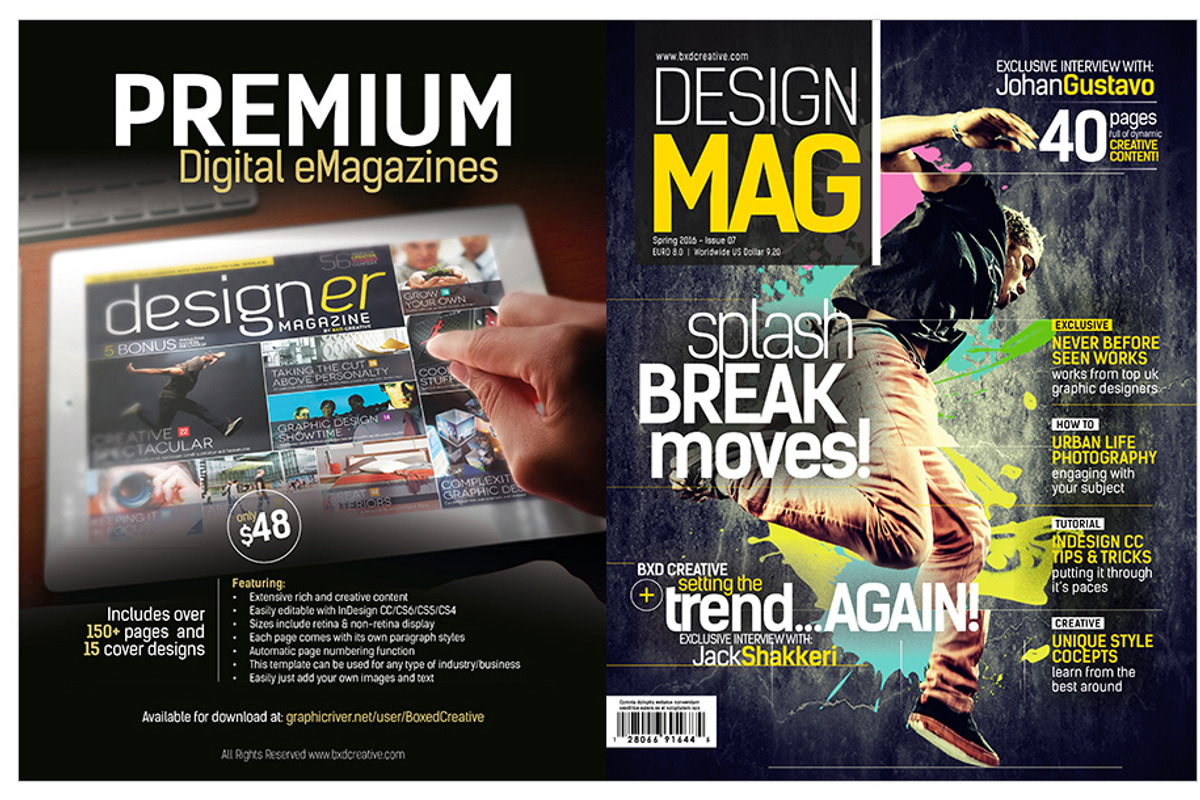 Magazine Template InDesign 07, a Magazine Template by Love Graphic Design (Photo 29 of 29)