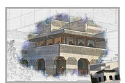 Architecture Drawing Art Ps Action, a Brushes & More by Studio Retouch (Thumbnail 8 of 11)