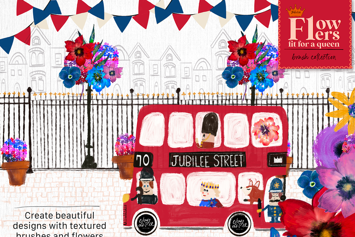 SALE: Jubilee Procreate Brushes, a Brush Add-On by OkayAnnie Designs (Photo 10 of 13)