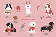Christmas Doggy Dog Pattern, a Pattern Graphic by Mariia Kovalchuk (Thumbnail 3 of 10)