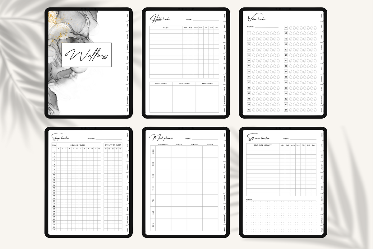 Undated Digital Planner for Goodnotes preview 5