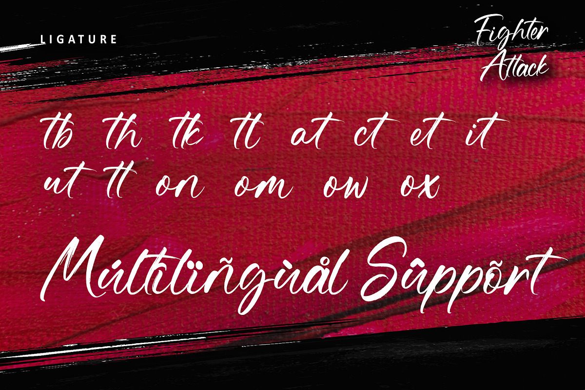 Fighter Attack, a Handwritten Font by Letterara (Photo 14 of 15)