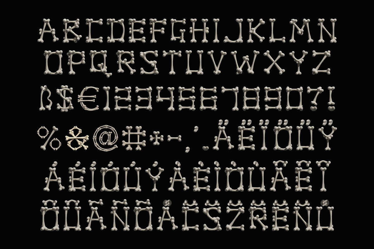Bone Font, a Serif Font by Handmadefont (Photo 2 of 15)