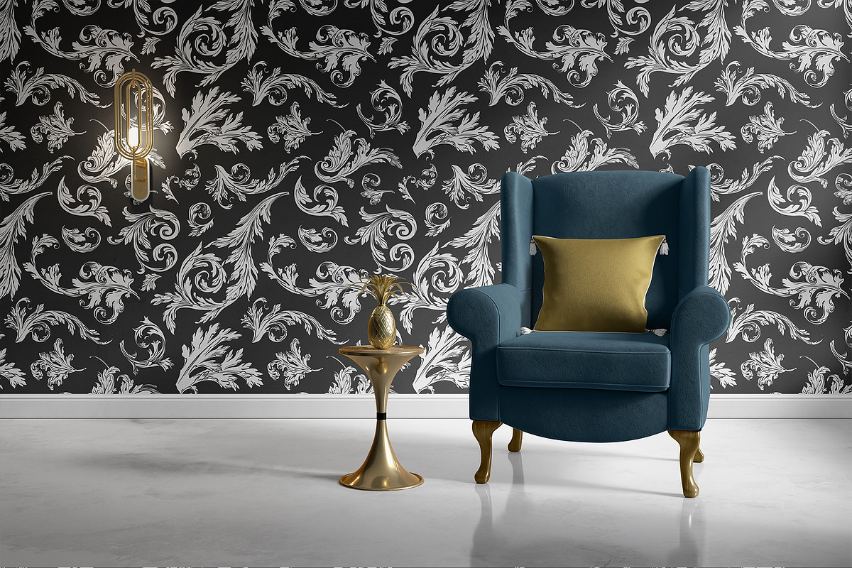 LUXURY ORNAMENTAL SCROLL PATTERN PAC, a Pattern Graphic by Sonulkaster (Photo 6 of 10)