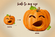 Halloween Pumpkin illustrations, an Illustration by Indie Khisa (Thumbnail 7 of 8)