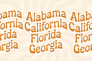 Fruits Delight a Groovy Retro Font, a Sans Serif Font by Storytype Studio (Thumbnail 2 of 15)
