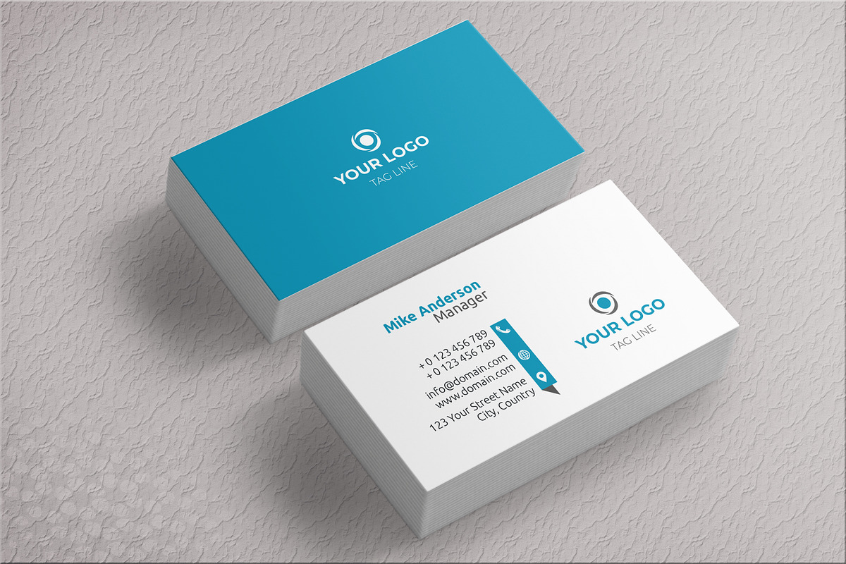 Minimal Modern Business Card, a Business Card Template by designSultan (Photo 3 of 3)