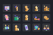 Digital Currency 3D Icon Set, a 3D by Flat Icons (Thumbnail 7 of 8)