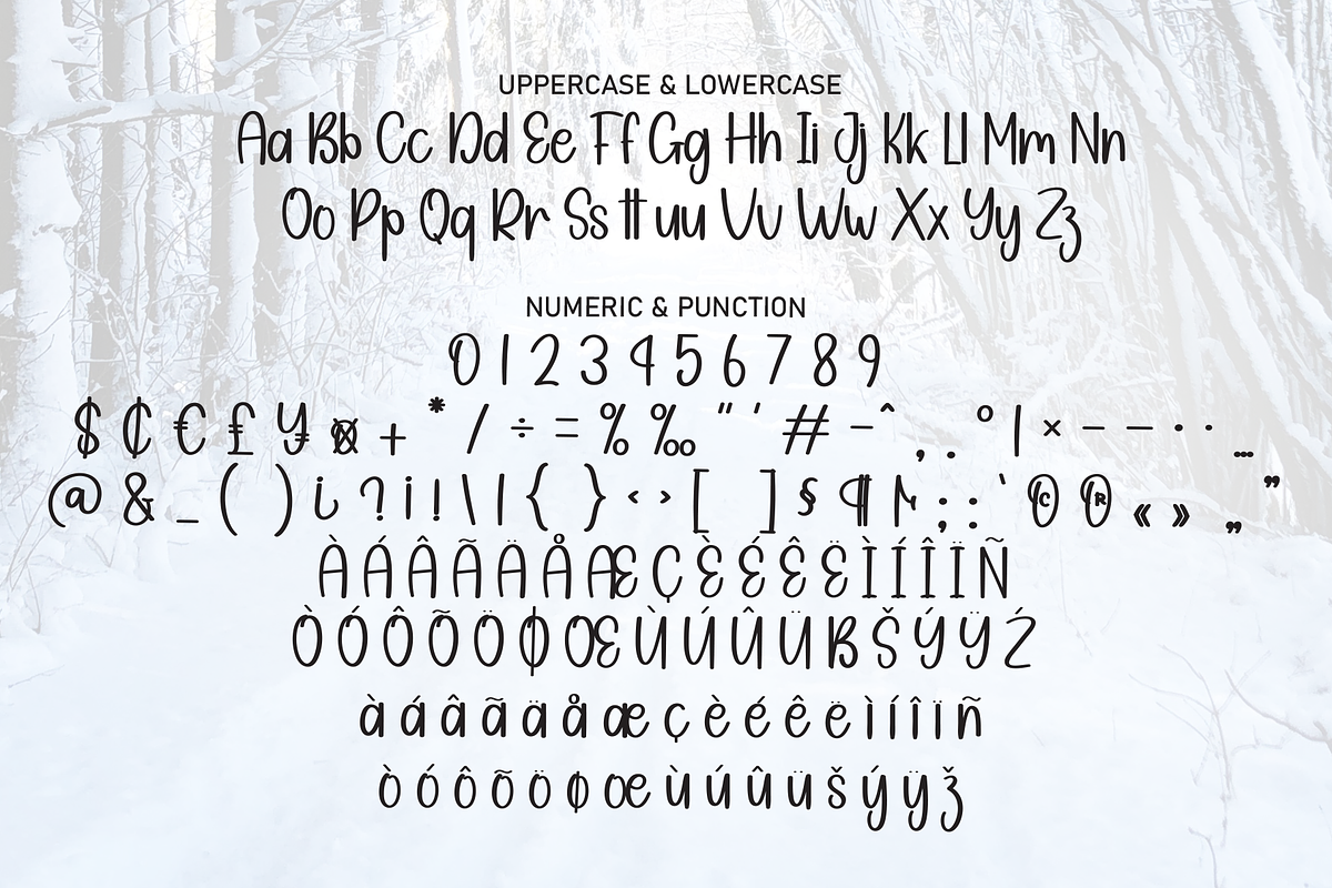 Winter Monday | Script Font, a Script Font by Scratchones (Photo 7 of 8)