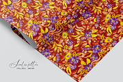 Watercolor summer floral pattern, a Pattern Graphic by SirenaArt (Thumbnail 11 of 12)