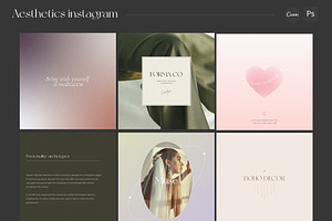 CANVA & PS / Aesthetics 60 Instagram